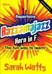 Razzamajazz Repertoire Horn In F Watts Book & Cd Sheet Music Songbook