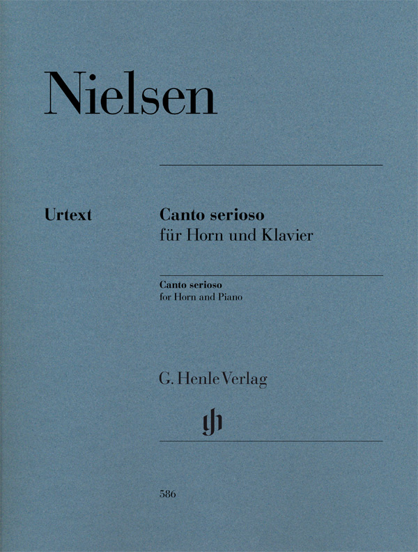 Nielsen Canto Serioso Horn & Piano Sheet Music Songbook