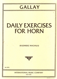 Gallay Daily Exercises French Horn Sheet Music Songbook