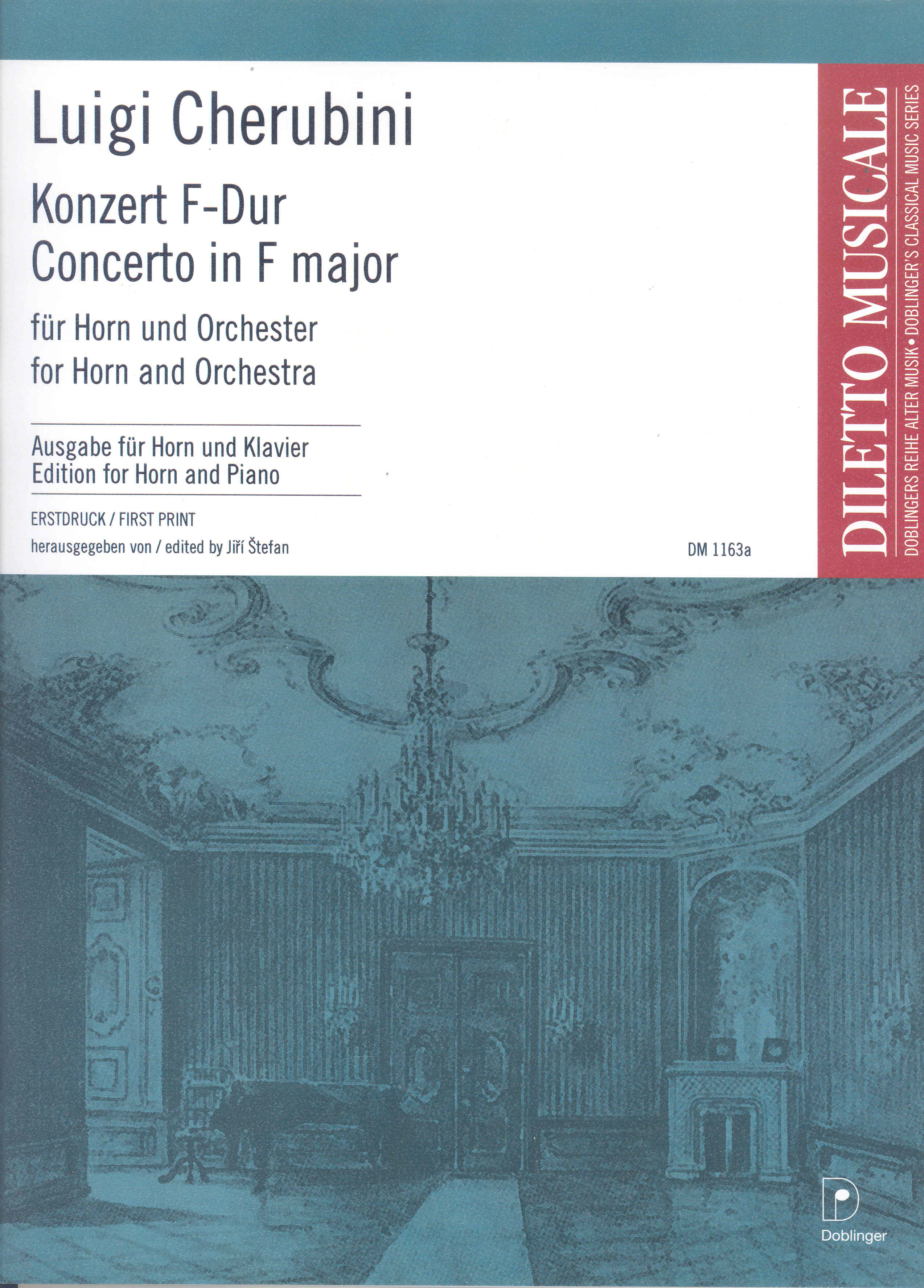 Cherubini Concerto In F Major Horn And Piano Sheet Music Songbook