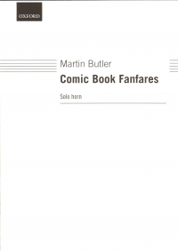Butler Comic Book Fanfares Solo Horn Sheet Music Songbook