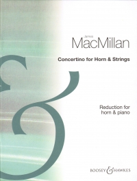 Macmillan Concertino For Horn & Strings Reduction Sheet Music Songbook