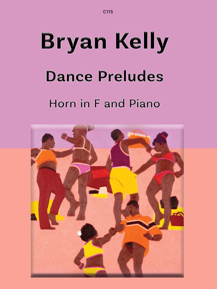 Kelly Dance Preludes Horn & Piano Sheet Music Songbook