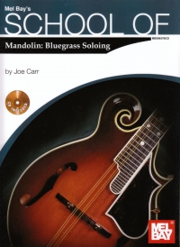 School Of Mandolin Bluegrass Soloing Book & Cd Sheet Music Songbook
