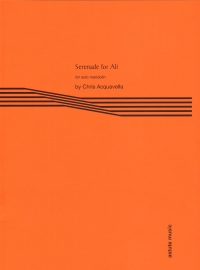 Acquavella Serenade For Ali Solo Mandolin Sheet Music Songbook