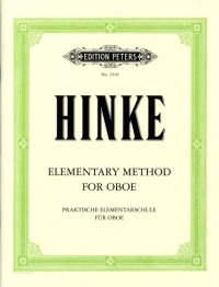 Hinke Elementary Oboe Method Sheet Music Songbook