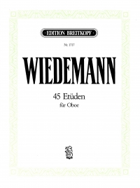 Wiedemann Studies (45) Oboe Sheet Music Songbook