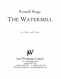 Binge Watermill Oboe Sheet Music Songbook