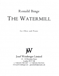 Binge Watermill Oboe Sheet Music Songbook