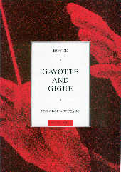 Boyce Gavotte And Gigue Oboe Sheet Music Songbook