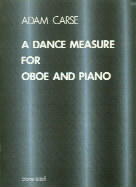 Carse Dance Measure For Oboe & Piano Sheet Music Songbook