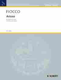 Fiocco Arioso Oboe & Piano Sheet Music Songbook