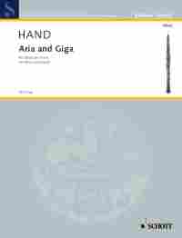 Hand Aria & Giga Oboe Sheet Music Songbook