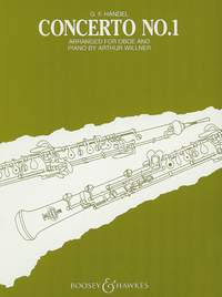 Handel Concerto No 1 Bb Oboe Sheet Music Songbook