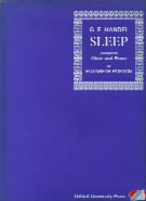 Handel Sleep Oboe Sheet Music Songbook