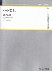 Handel Sonata Bb Oboe Sheet Music Songbook