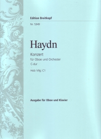 Haydn Concerto C Oboe Sheet Music Songbook