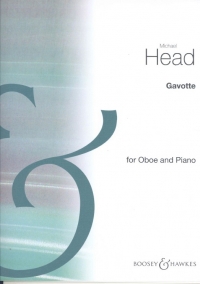 Head Gavotte Oboe & Piano Sheet Music Songbook
