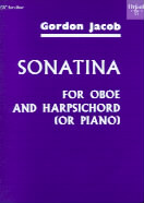 Jacob Sonatina Oboe & Piano Sheet Music Songbook