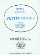 Lancen Petite Elegie Oboe Sheet Music Songbook
