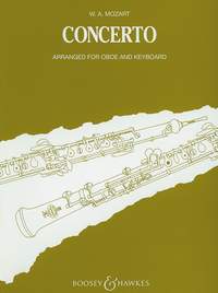 Mozart Concerto K314 C Oboe Sheet Music Songbook