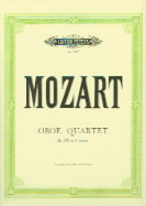 Mozart Oboe Quartet K370 F Major Sheet Music Songbook