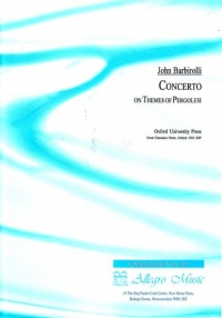 Pergolesi Concerto Arr Barbirolli Oboe Sheet Music Songbook