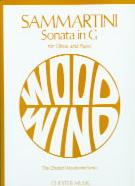 Sammartini Sonata Gmaj Oboe Sheet Music Songbook