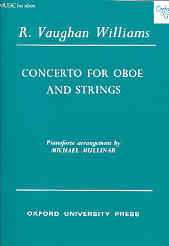 Vaughan Williams Concerto Oboe Sheet Music Songbook