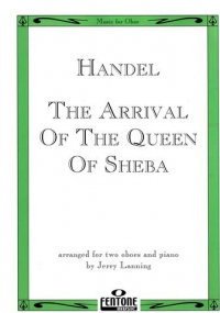 Handel Arrival Of The Queen Of Sheba Oboe Duet Sheet Music Songbook