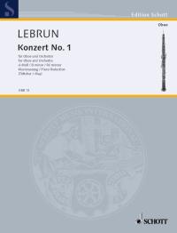 Lebrun Concerto No 1 D Minor (oboe/piano) Obb13 Sheet Music Songbook