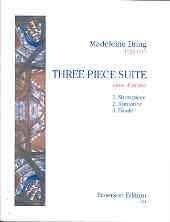 Dring Three Piece Suite Oboe & Pf Sheet Music Songbook