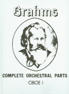 Brahms Alfreds Comp Orch Parts Oboe Sheet Music Songbook