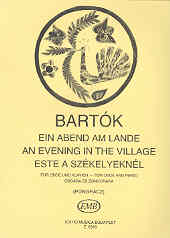 Bartok An Evening In The Village Arr Pongracz Oboe Sheet Music Songbook