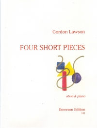 Lawson 4 Short Pieces Oboe Sheet Music Songbook