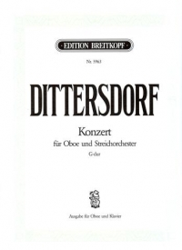 Dittersdorf Concerto G Oboe Sheet Music Songbook