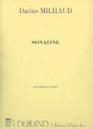 Milhaud Sonatine Oboe & Piano Sheet Music Songbook