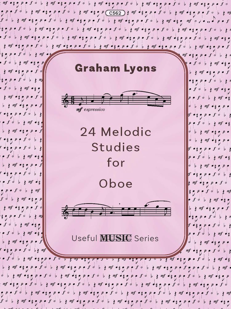 24 Melodic Studies For Oboe Lyons Sheet Music Songbook