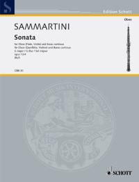 Sammartini Sonata G Oboe Sheet Music Songbook