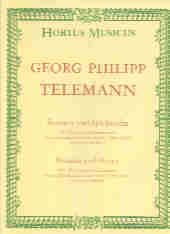 Telemann Sonata Amin Oboe Sheet Music Songbook