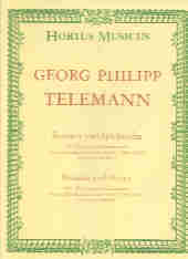 Telemann Sonata Amin Oboe Sheet Music Songbook
