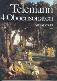 Telemann Sonata Bb Oboe Sheet Music Songbook