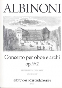 Albinoni Concerto Dmin Op9/2 Oboe Sheet Music Songbook