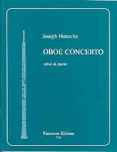 Horovitz Oboe Concerto Sheet Music Songbook