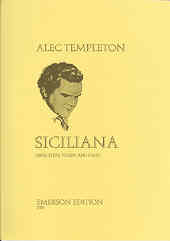 Templeton Siciliana Oboe Sheet Music Songbook