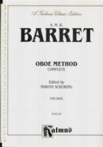 Barret Oboe Method Complete Sheet Music Songbook