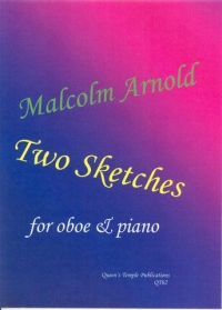 Arnold Two Sketches Oboe & Pf Sheet Music Songbook
