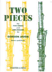 Jacob Two Pieces 2 Oboes & Cor Anglais Sheet Music Songbook
