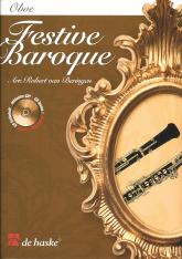 Festive Baroque Oboe Beringen Book & Cd Sheet Music Songbook