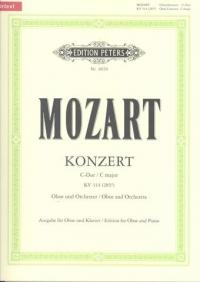 Mozart Oboe Concerto In C K 314 Ob/pf Sheet Music Songbook